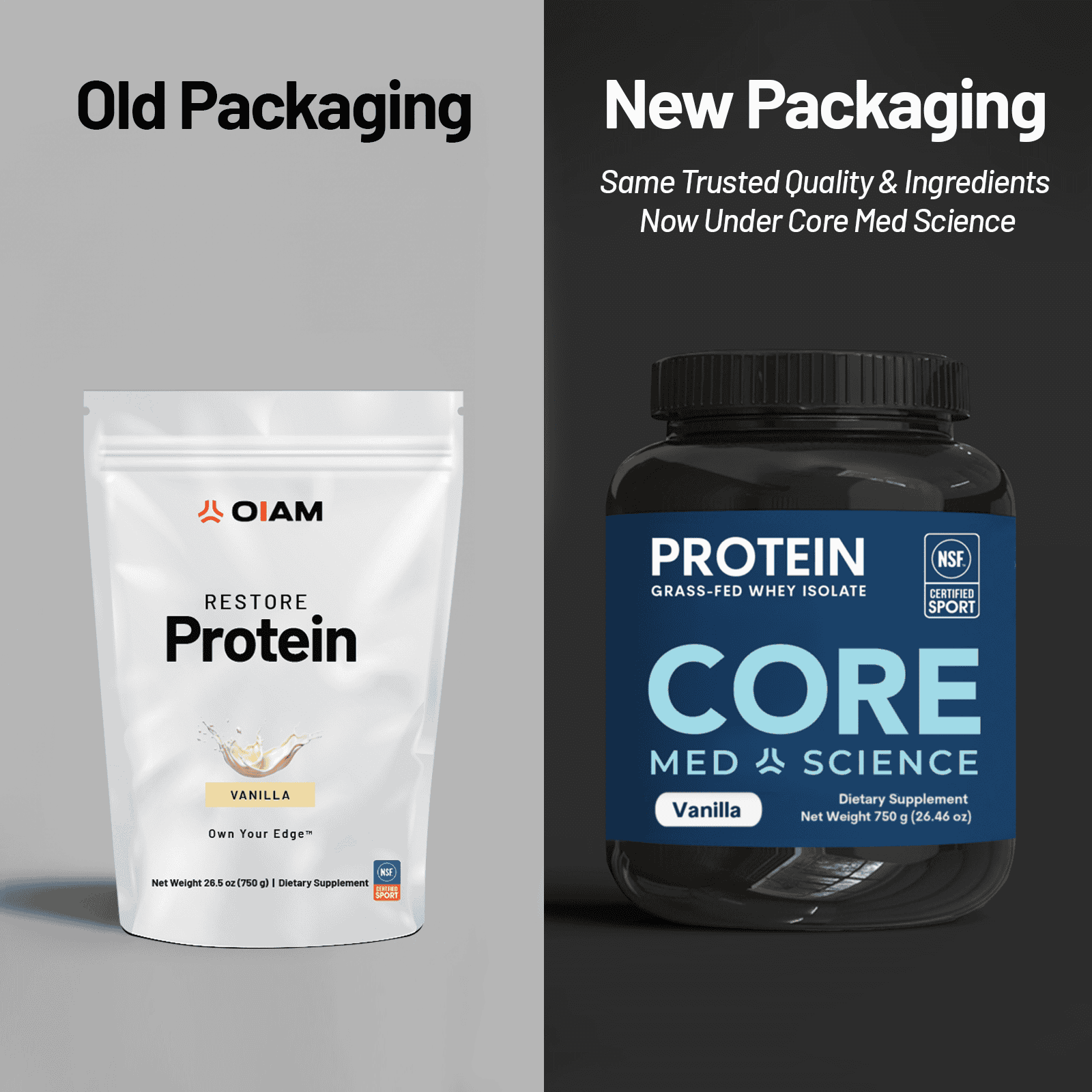 Vanilla Whey Protein Powder for Muscle Recovery Support