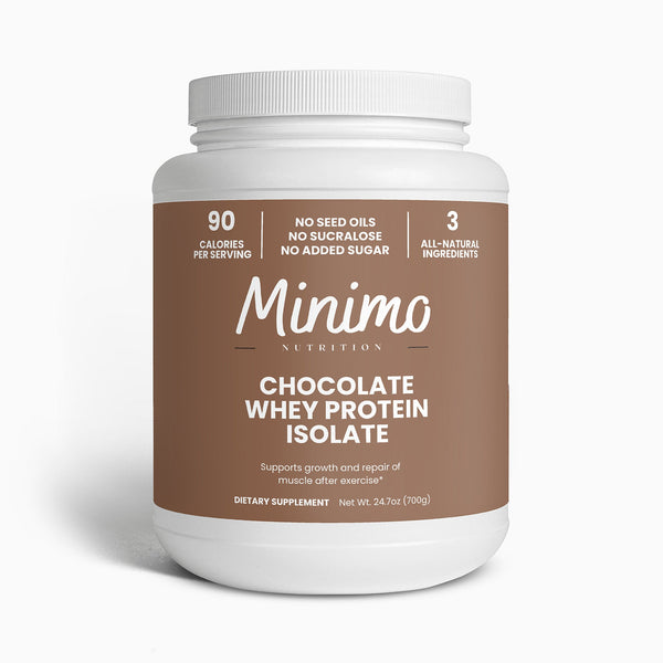 Chocolate Whey Isolate Protein Powder 1.54 lb Container