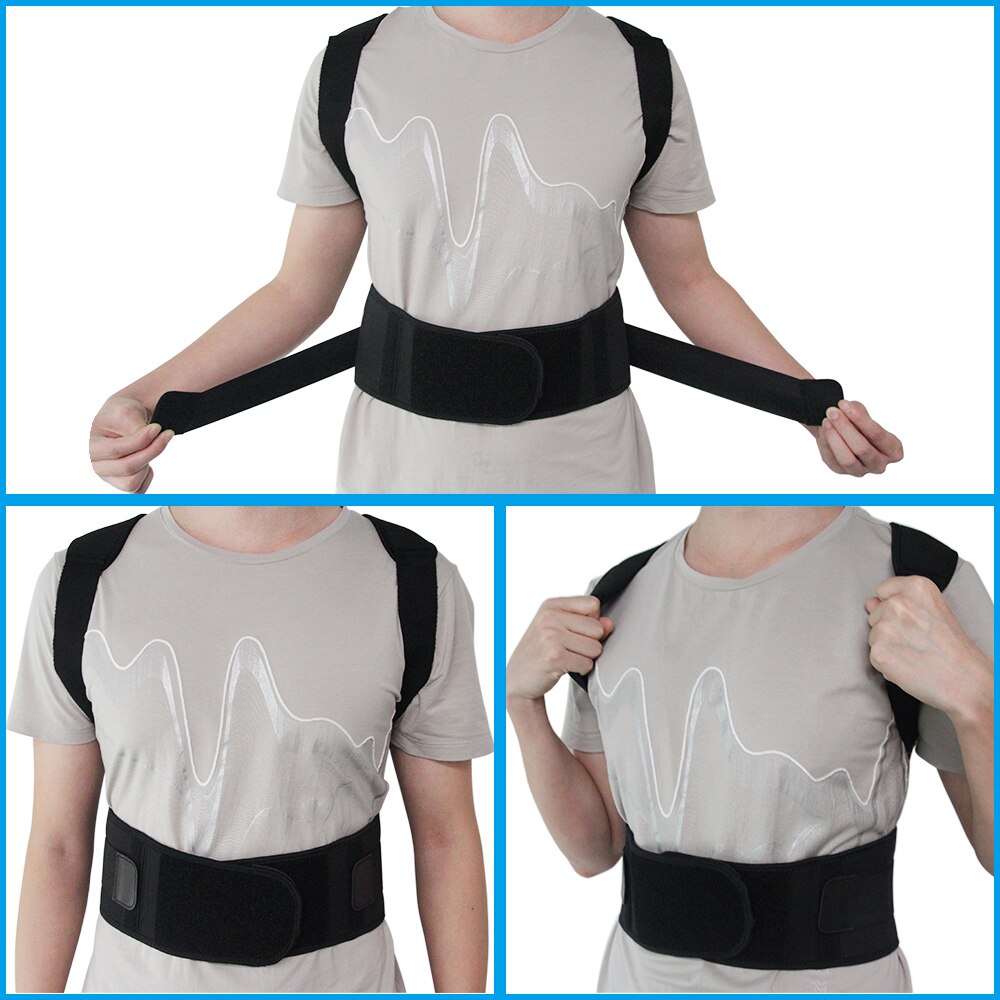 Magnetic Posture Corrector Shoulder Back Support Brace Belt