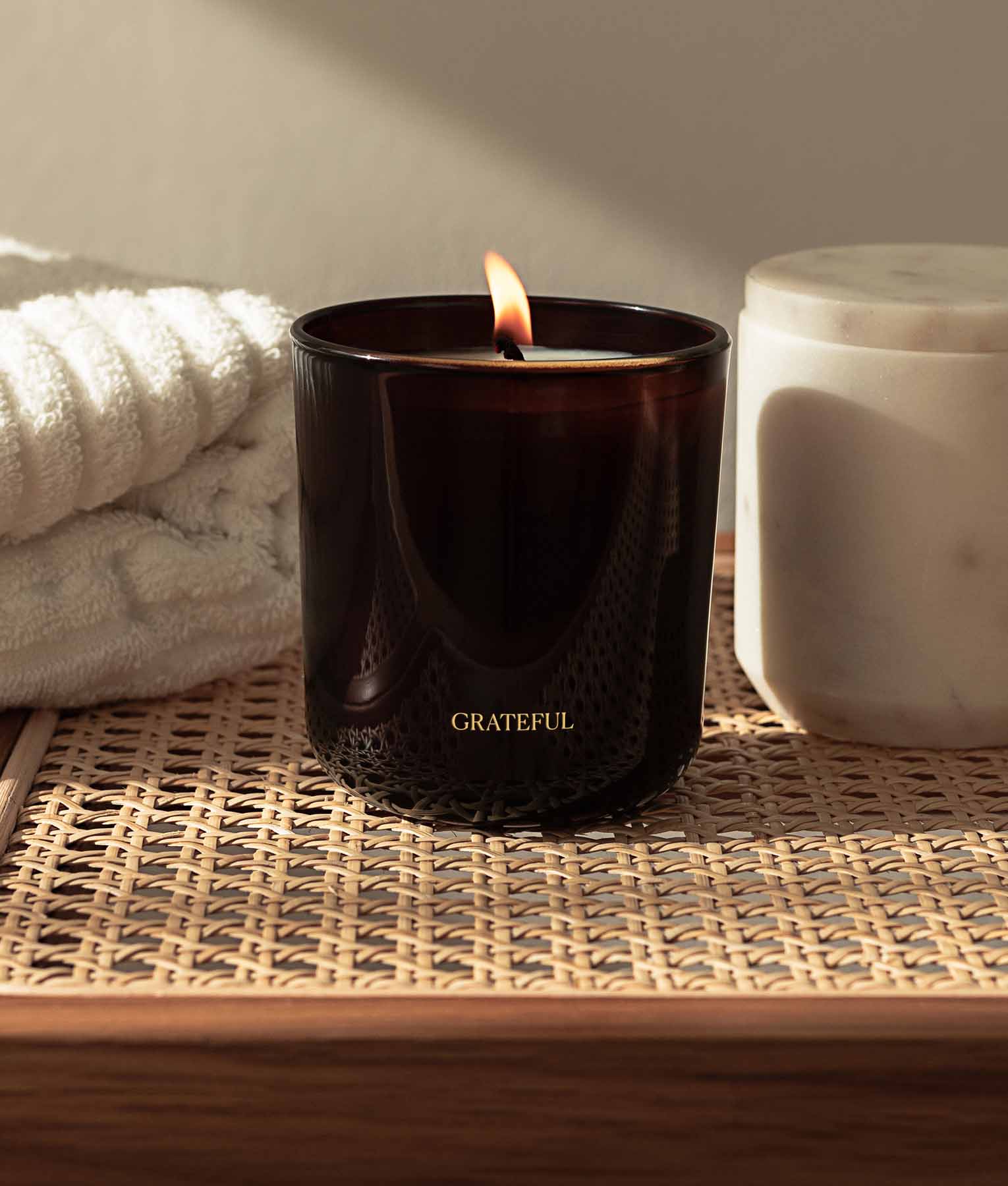 Grateful Pure Essential Oil Aromatherapy Scented Candle