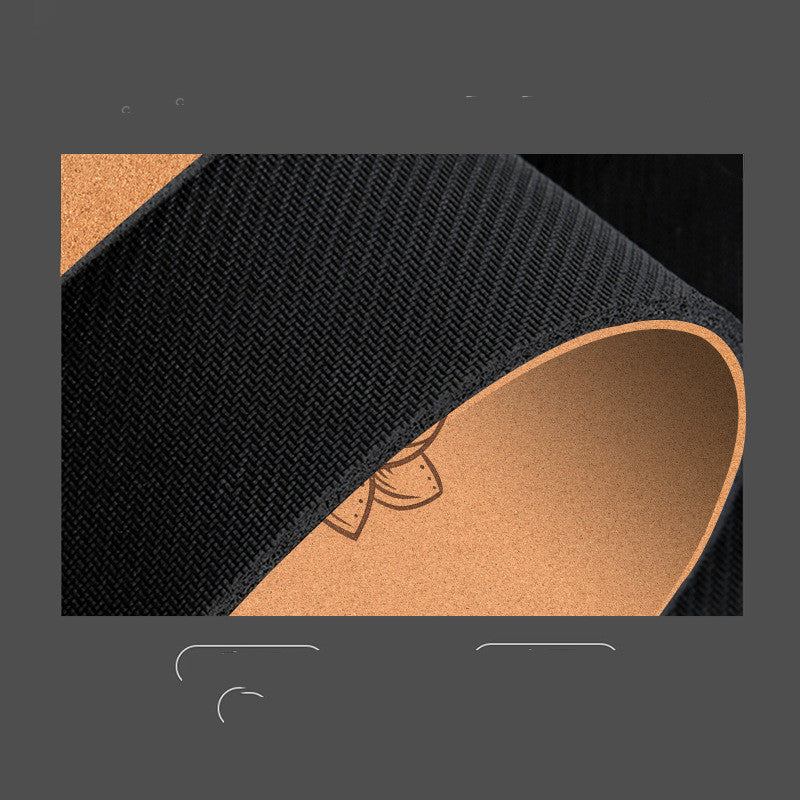 Cork Natural Rubber Non-Slip Meditation Practice Mat Eco-Friendly