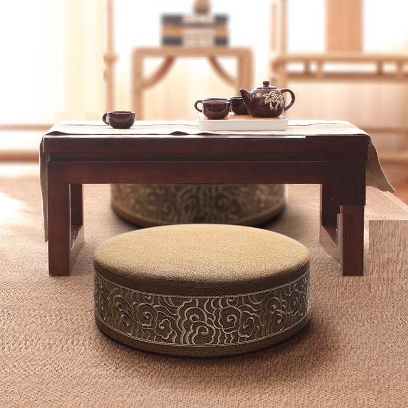 Thickened Round Meditation Cushion Square Tatami Floor Seat