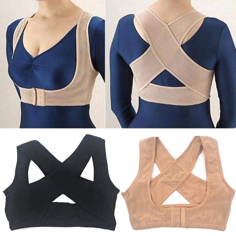 Adjustable Women's Posture Corrector Back Support Orthotic Brace Belt