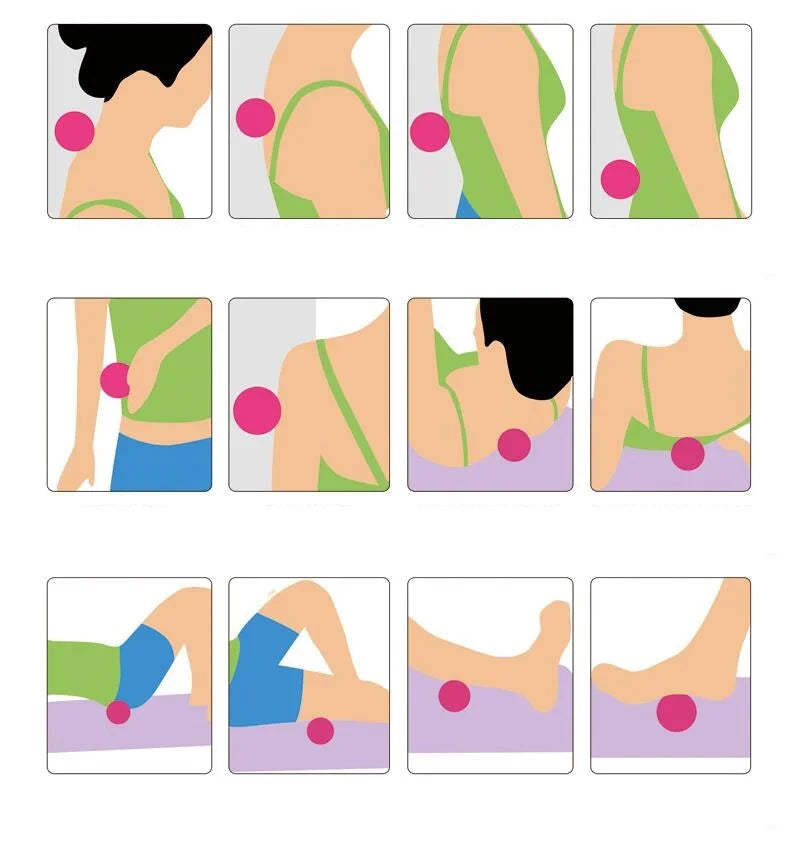 Peanut Massage Ball Set Trigger Point Therapy Tool
