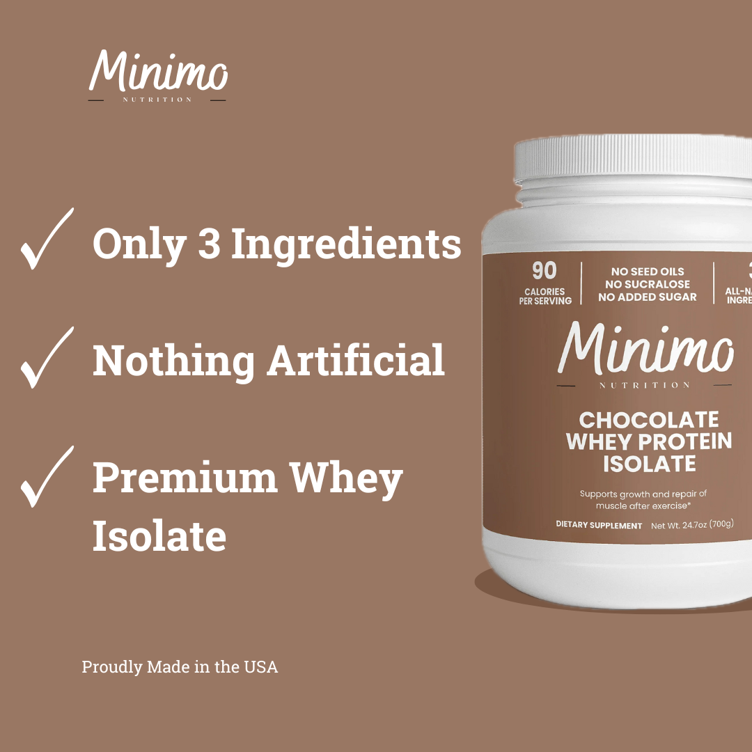 Chocolate Whey Isolate Protein Powder 1.54 lb Container