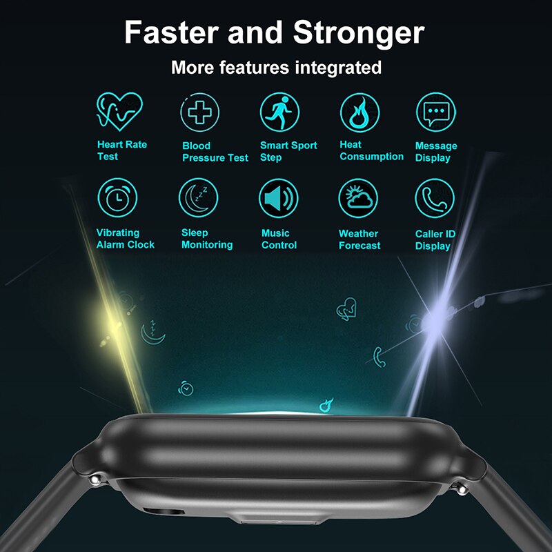 Bluetooth Smart Fitness Wristband Waterproof Activity Tracker Bracelet