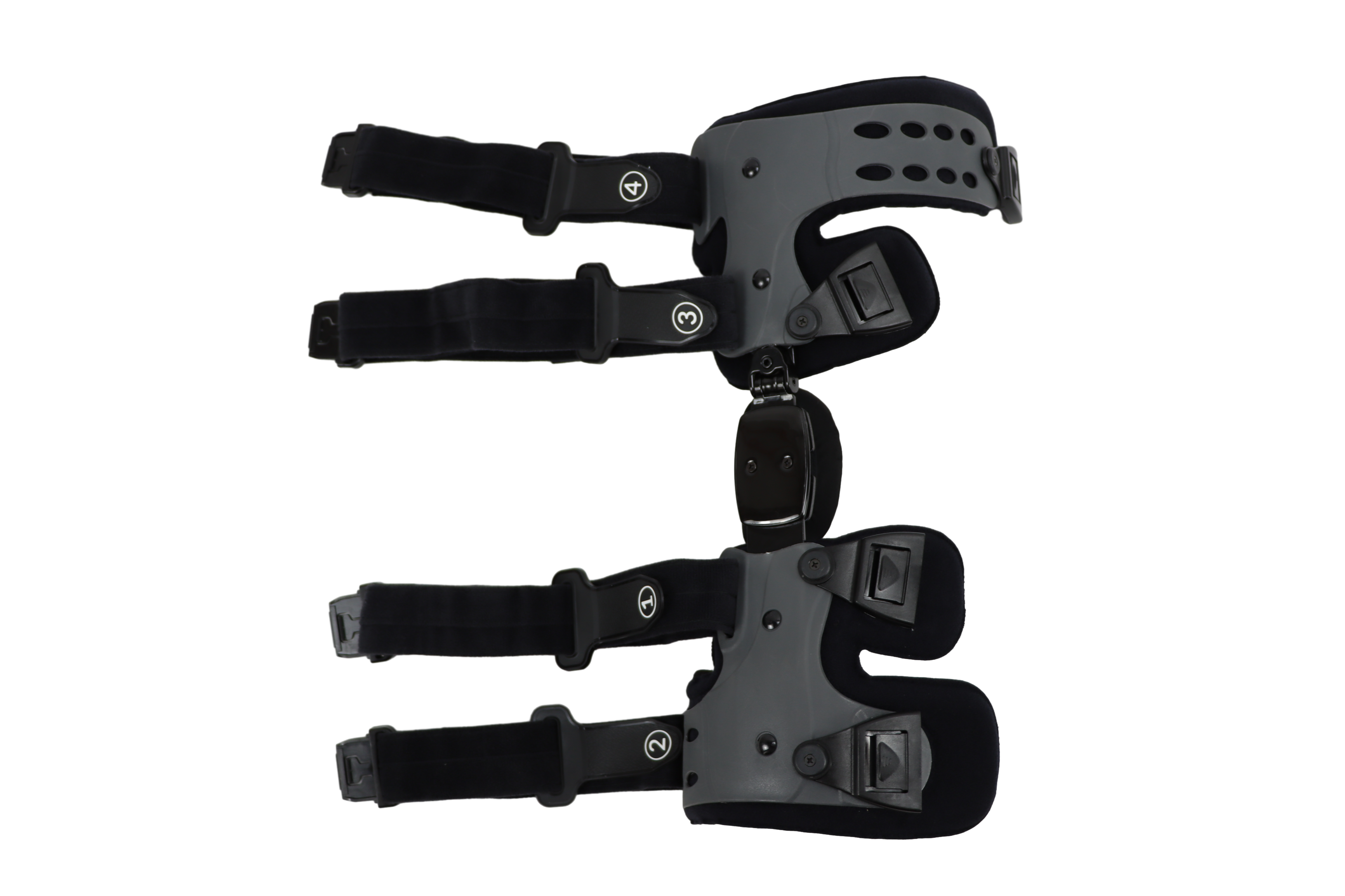 Adjustable Knee Joint Orthotic Support Brace Correction Device Stabilizer