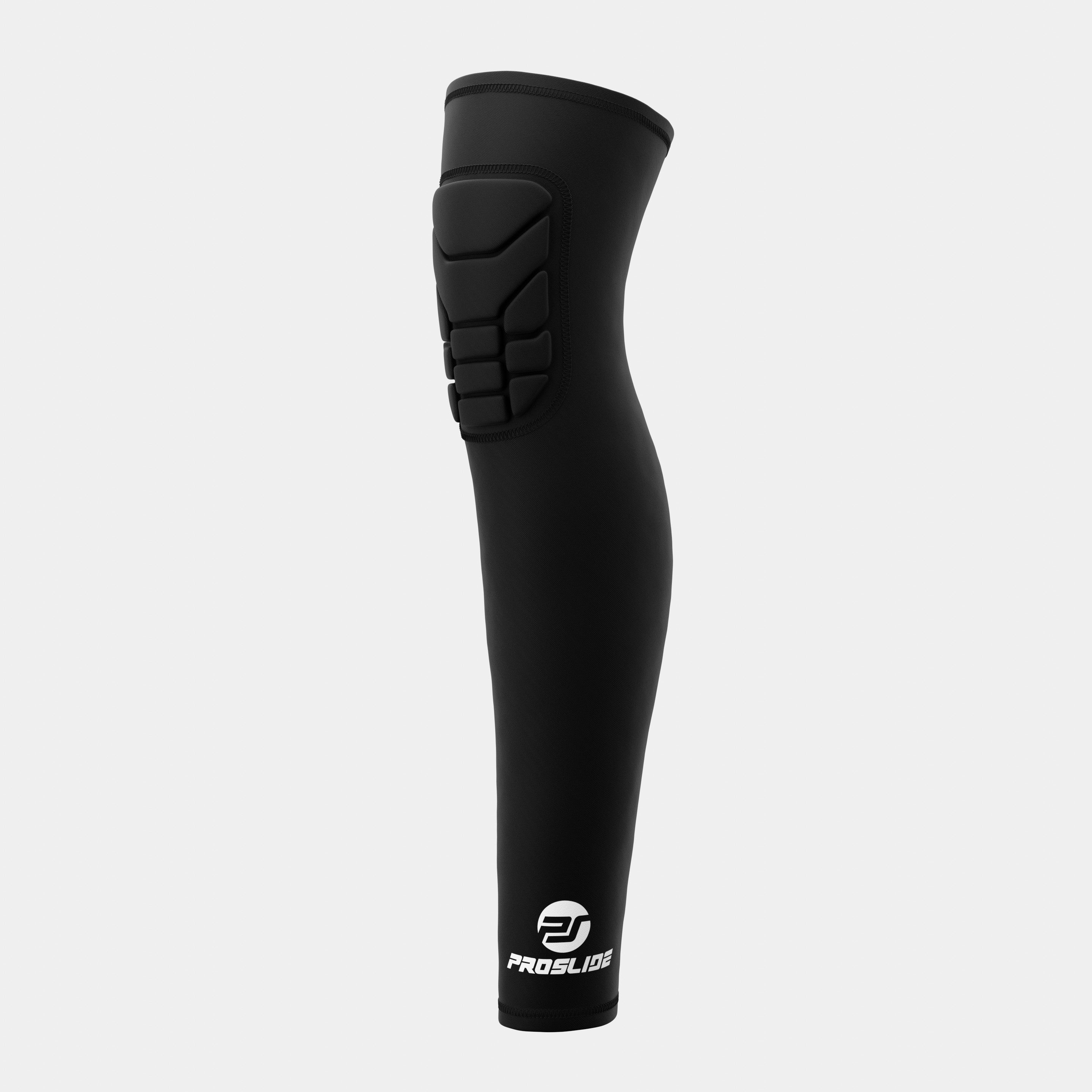 ProSlide Padded Compression Knee Sleeve Sports Support Protective Brace Gear