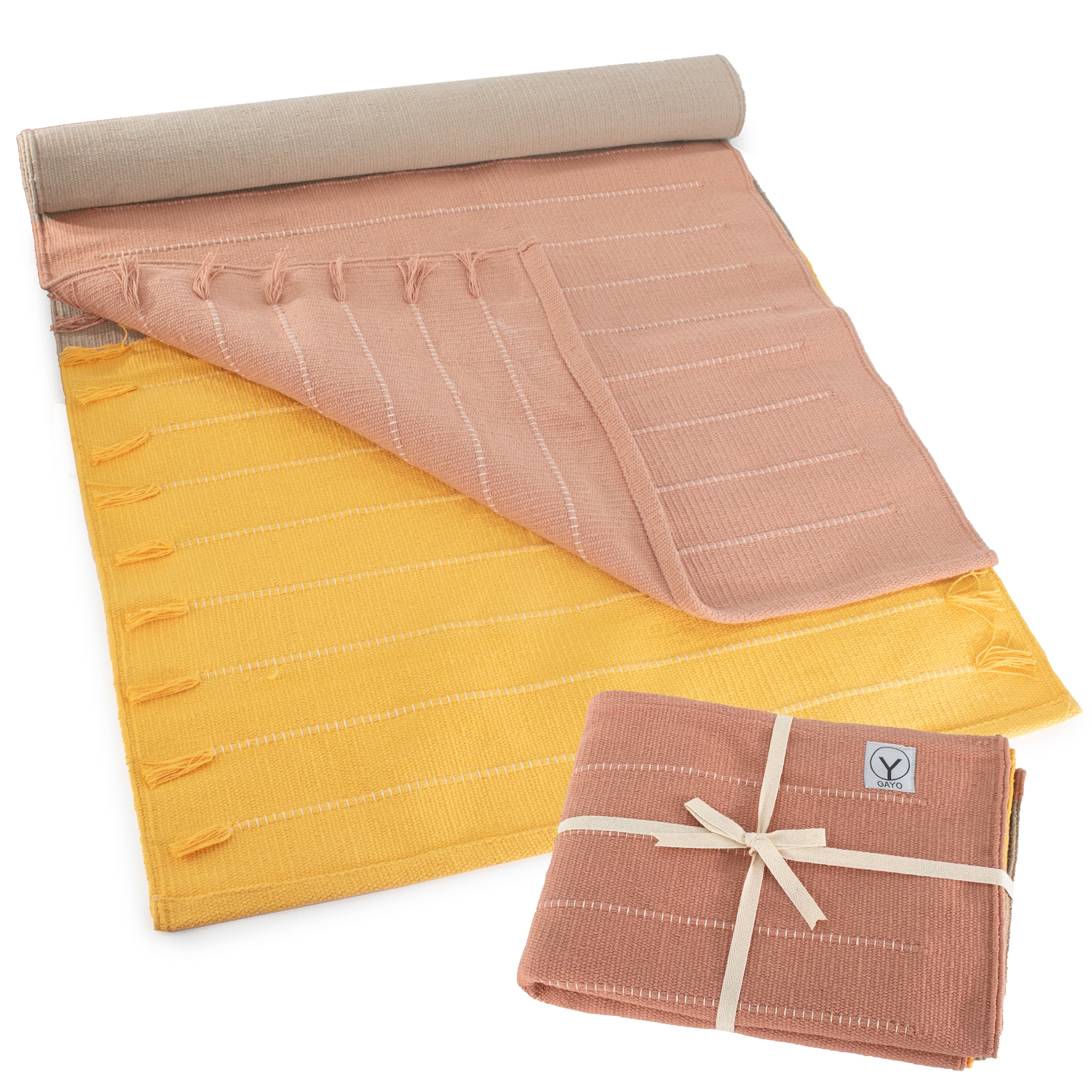 Organic Eco-Friendly Cotton Yoga Mat for Daily Practice