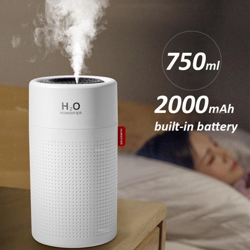 Wireless USB Rechargeable Aroma Diffuser Humidifier with Battery