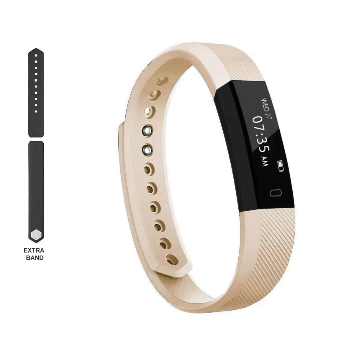 Slim Activity Tracker Smartwatch with Extra Band