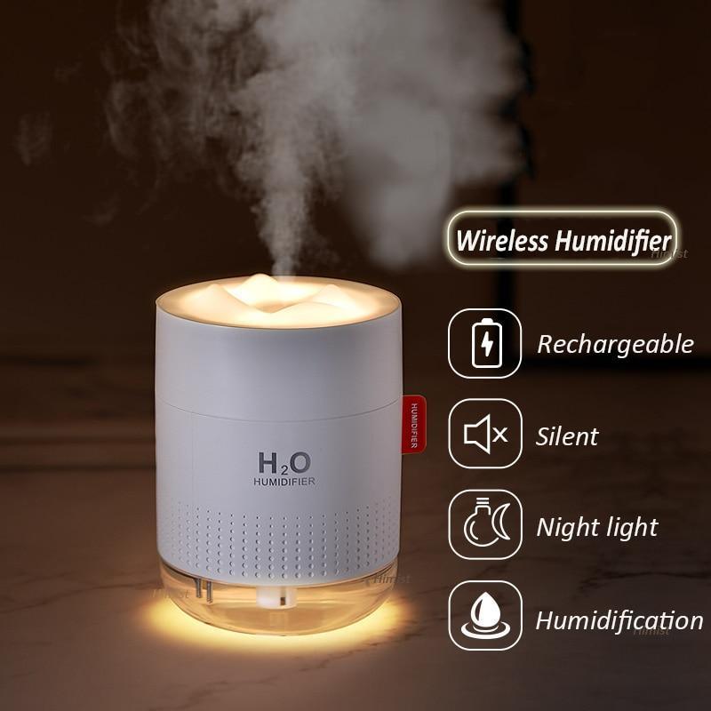 Wireless USB Rechargeable Aroma Diffuser Humidifier with Battery