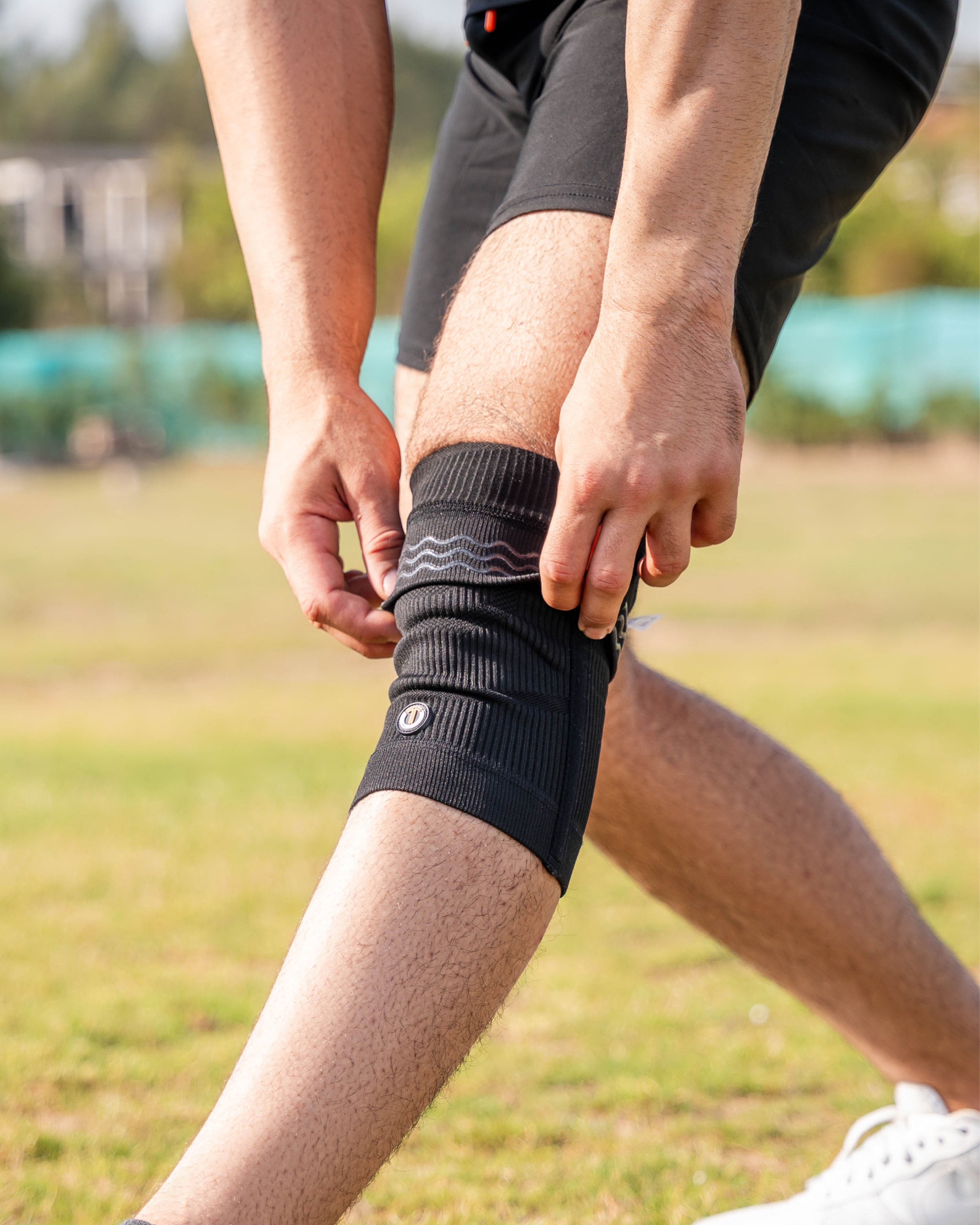 Copper Compression Knee Sleeves 2-Pack Support Sports Fitness Knee Braces