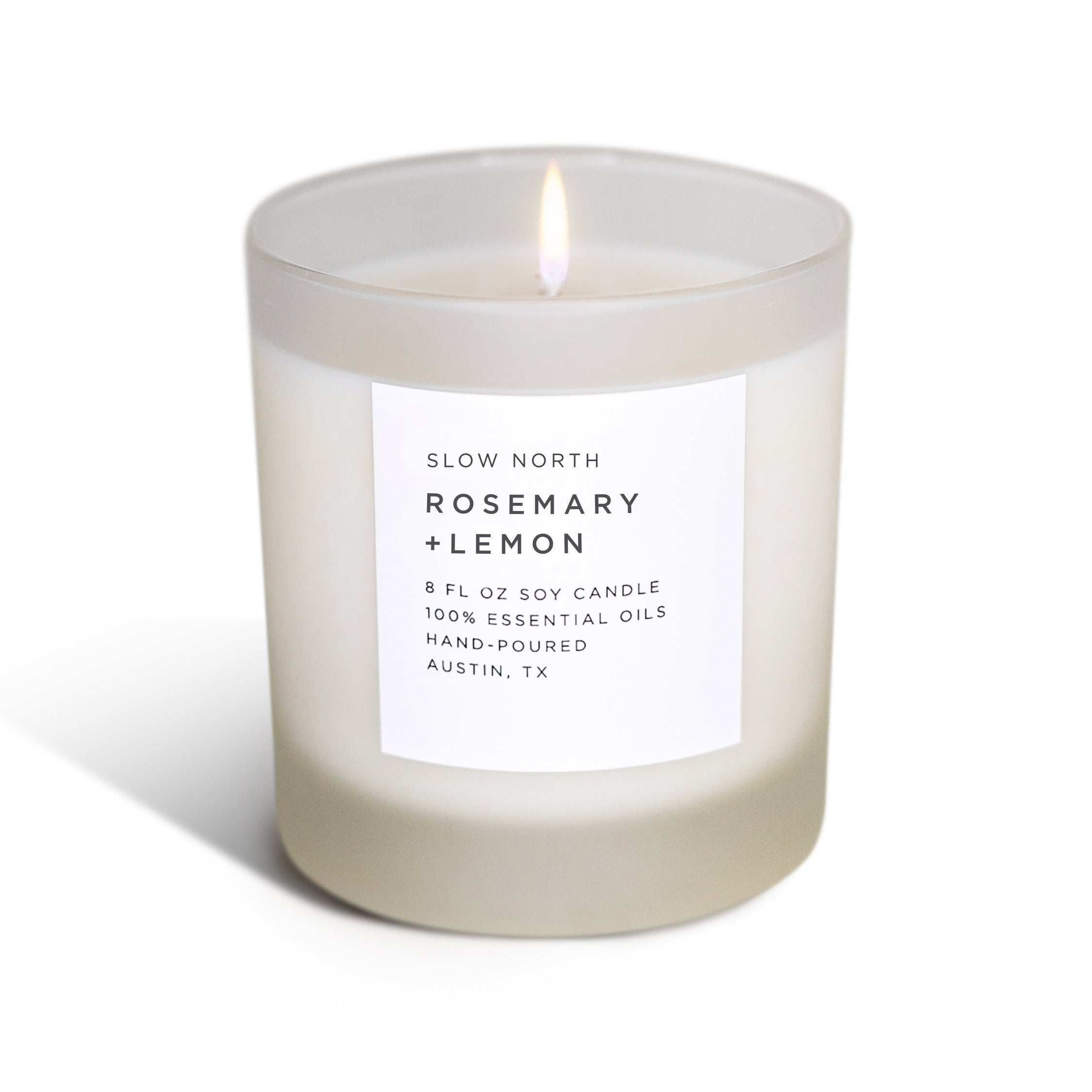 Rosemary Lemon Signature Scented Candle for Home Ambiance