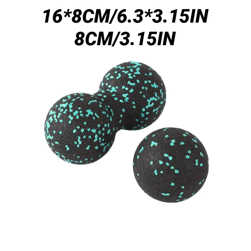 Yoga Peanut Massage Ball Set Muscle Fascia Release Kit