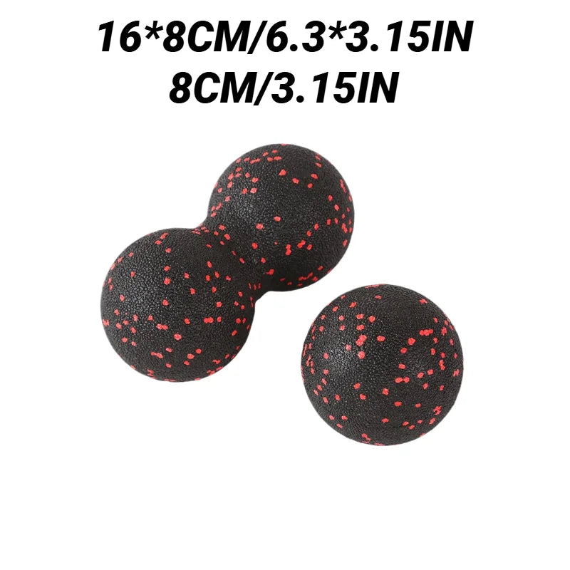 Yoga Peanut Massage Ball Set Muscle Fascia Release Kit