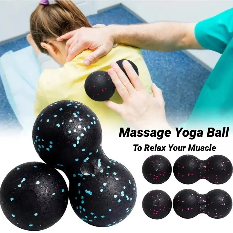 Yoga Peanut Massage Ball Set Muscle Fascia Release Kit