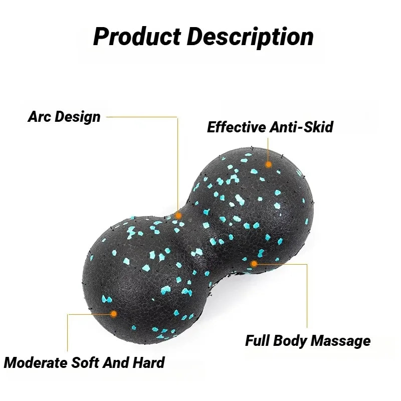 Yoga Peanut Massage Ball Set Muscle Fascia Release Kit
