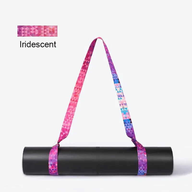 Yoga Mat Strap Elastic Stretching Band Pilates Ballet Exercise