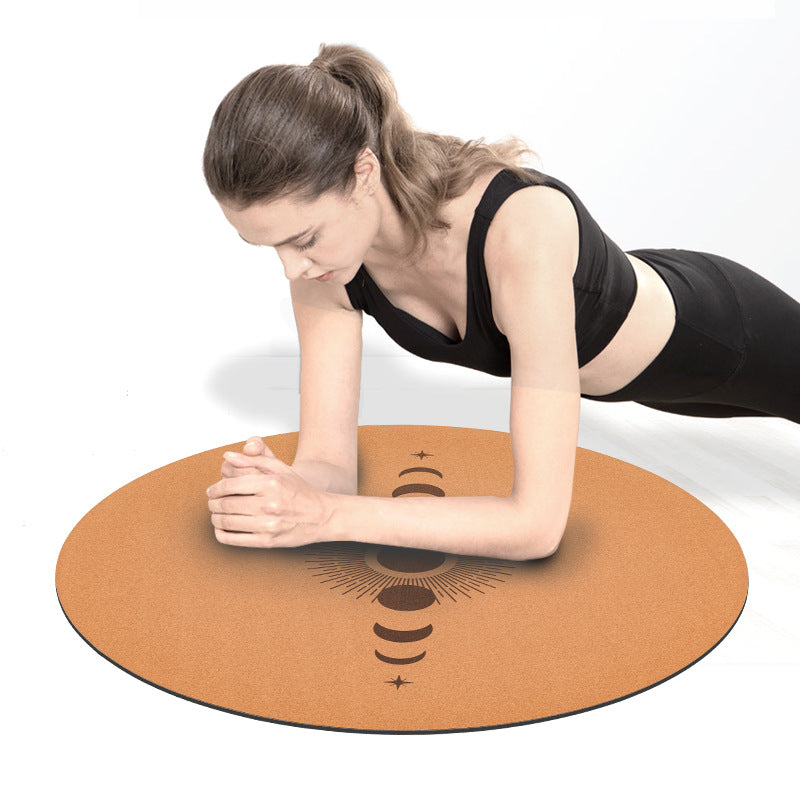 Cork Natural Rubber Non-Slip Meditation Practice Mat Eco-Friendly