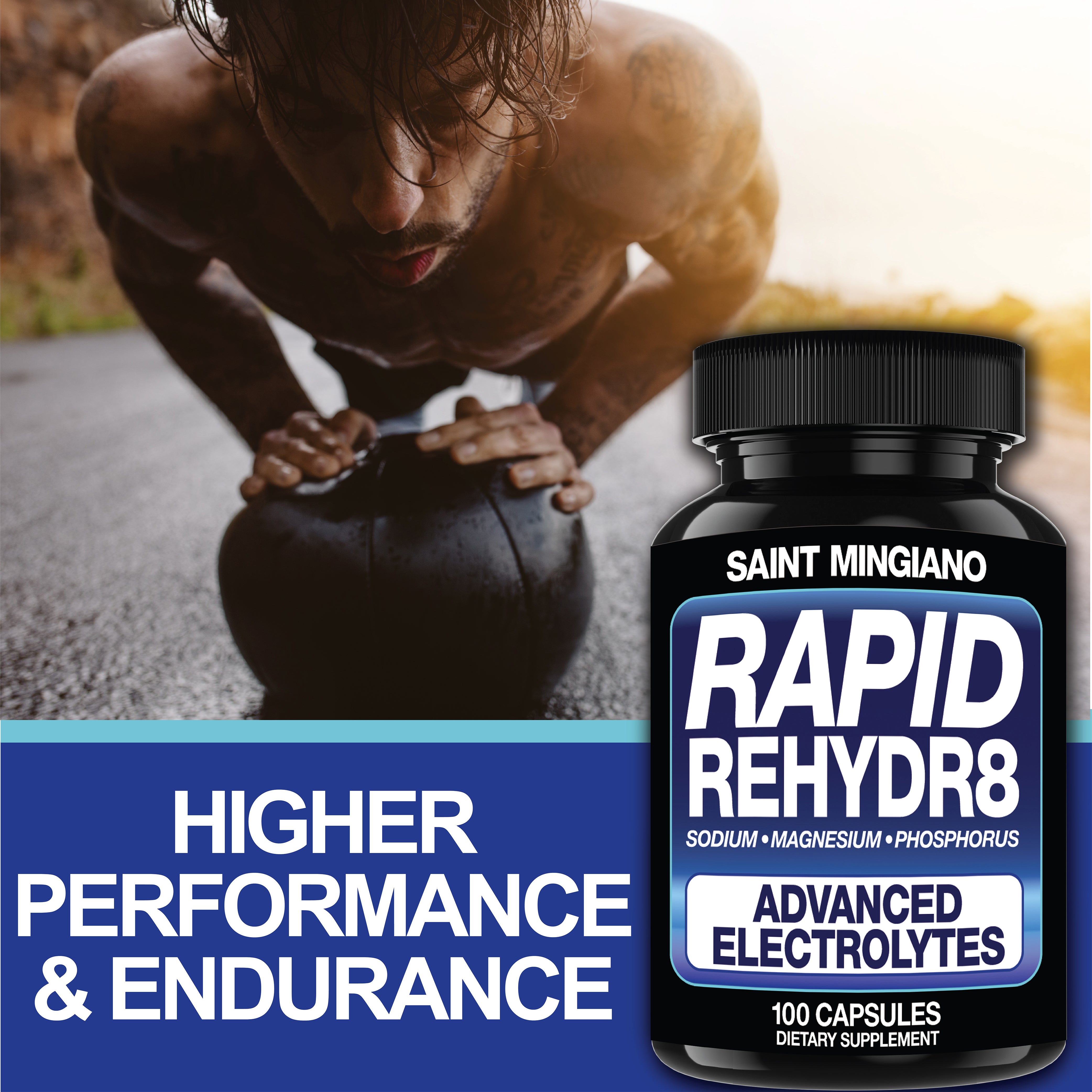 Rapid Rehydr8 Electrolyte Capsules for Hydration and Recovery
