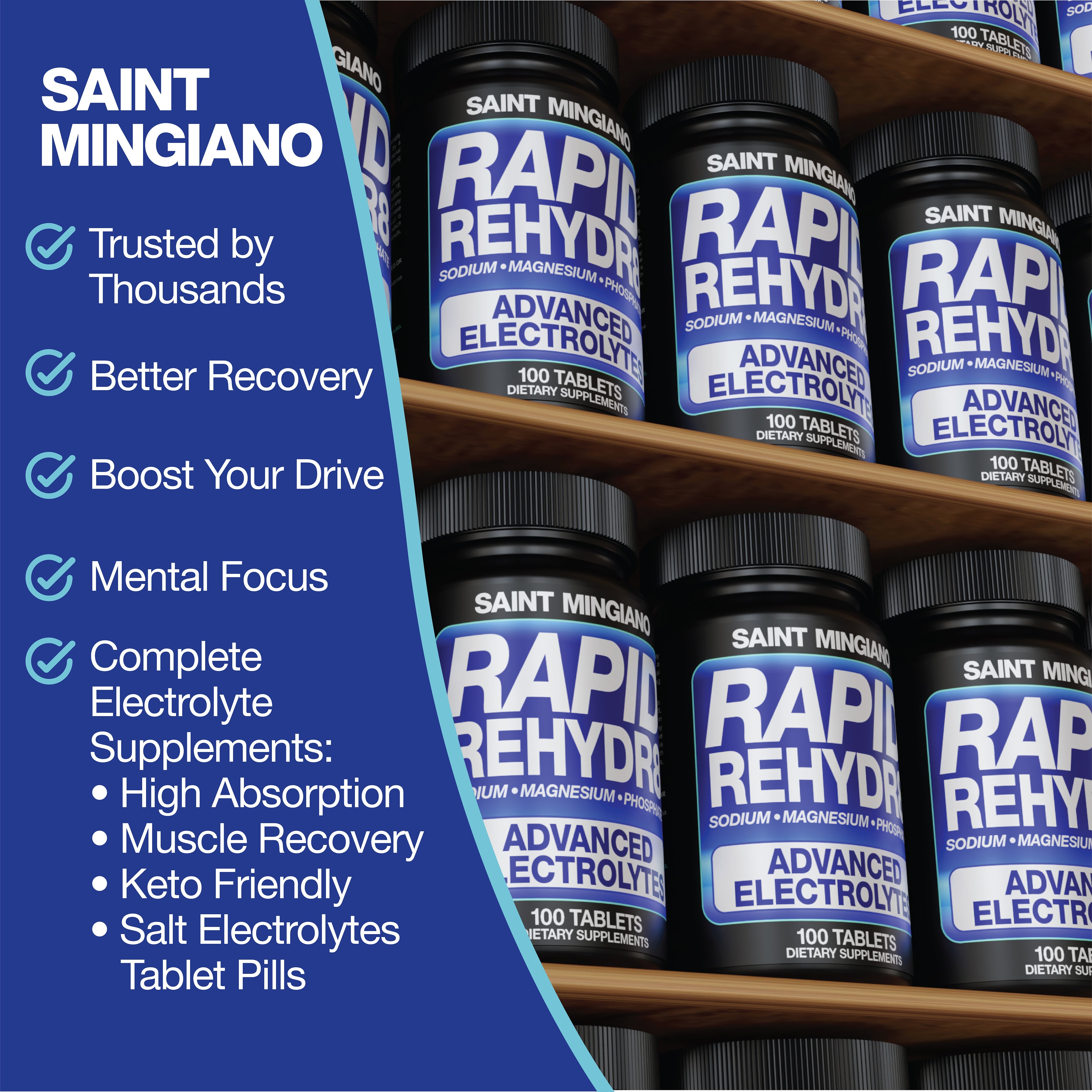Rapid Rehydr8 Electrolyte Capsules for Hydration and Recovery