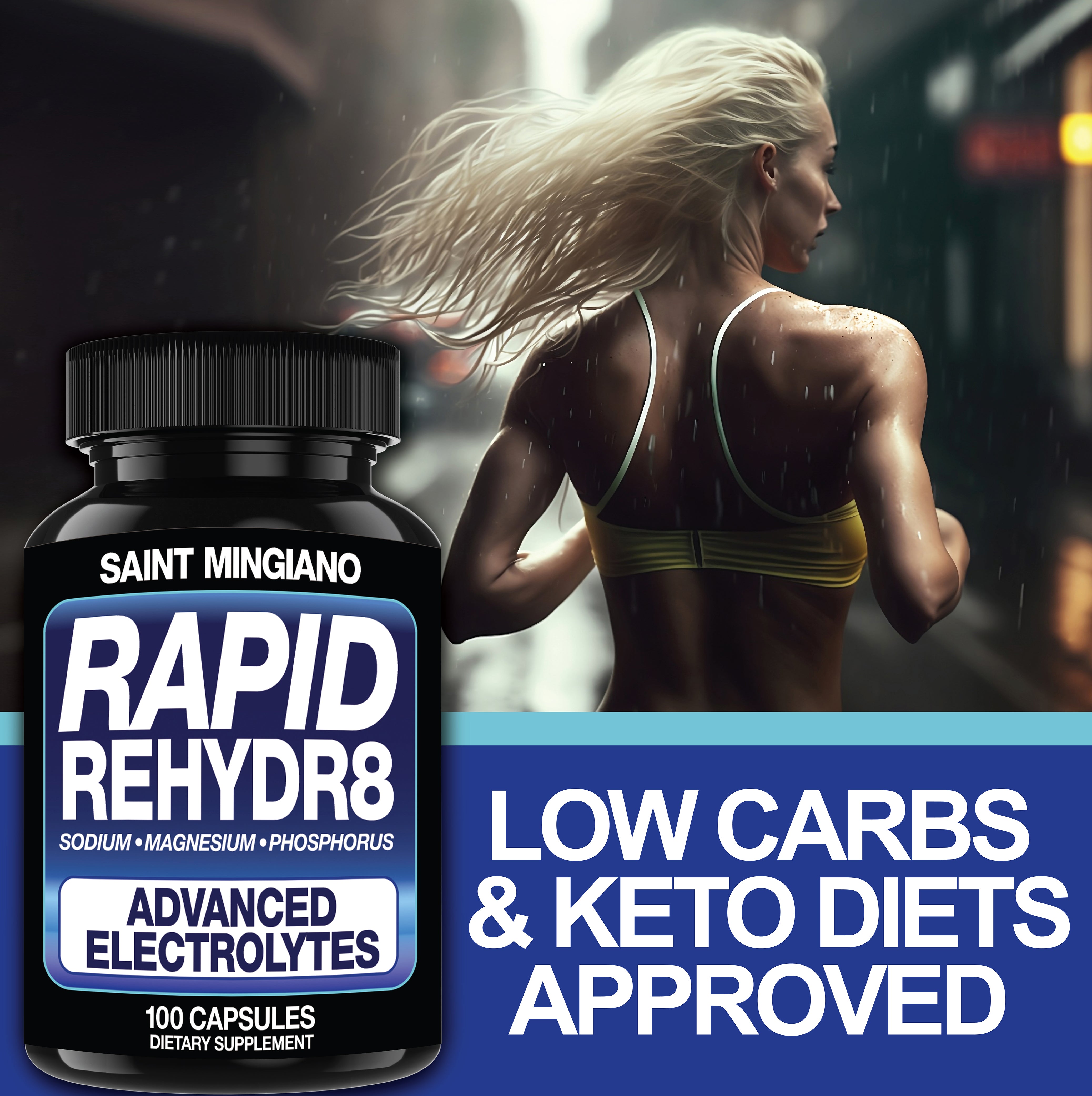 Rapid Rehydr8 Electrolyte Capsules for Hydration and Recovery