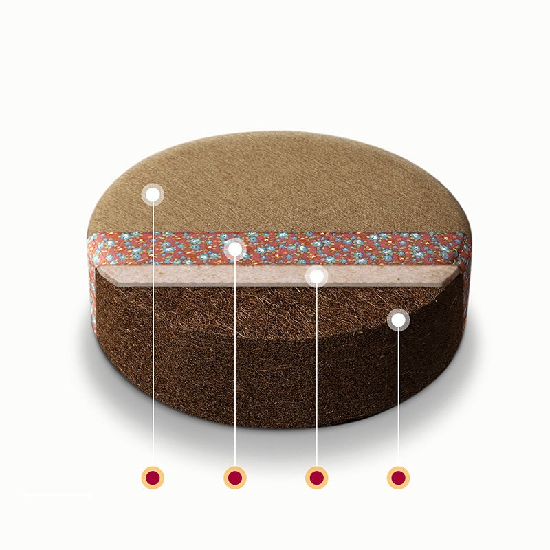 Thickened Round Meditation Cushion Square Tatami Floor Seat