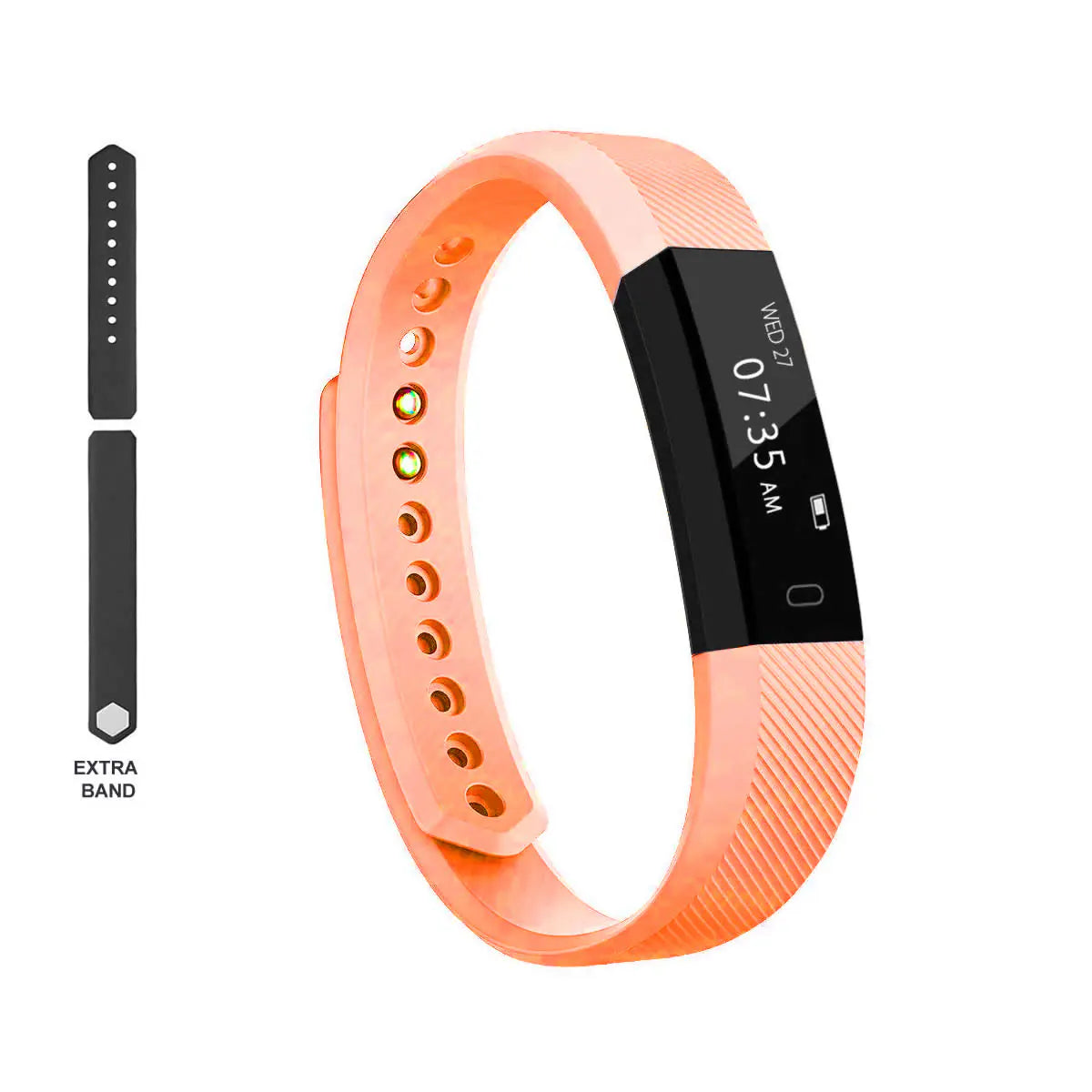 Slim Activity Tracker Smartwatch with Extra Band