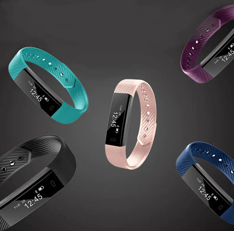 Slim Activity Tracker Smartwatch with Extra Band