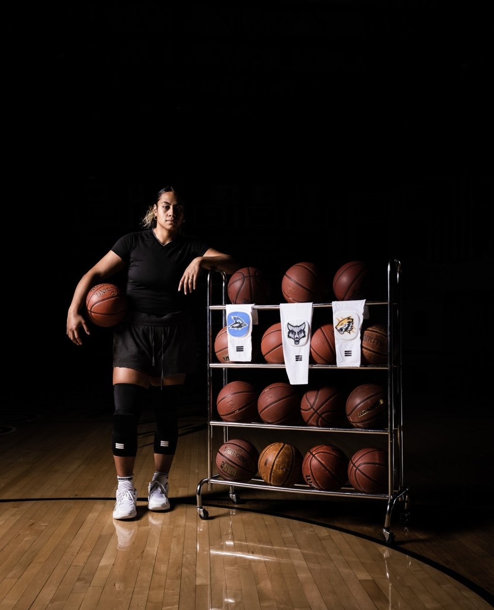 Mid-Length Padded Knee Sleeve Black Sports Compression Support Protective Gear