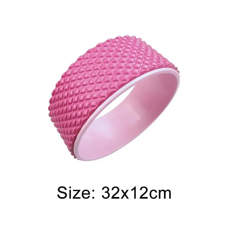 3D Massage Yoga Wheel Back Stretching Fitness Roller Tool