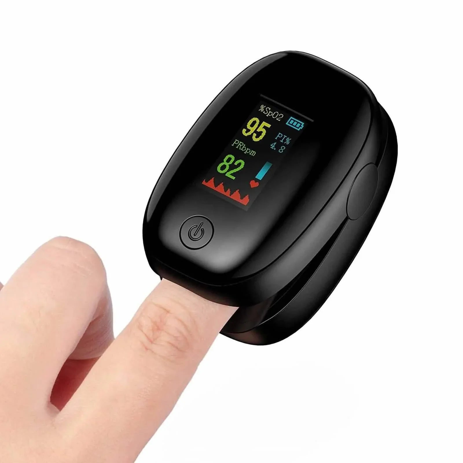 Finger Pulse Oximeter Heart Rate and SpO₂ Monitor